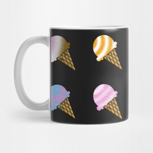 4 Flavor Ice Cream Pattern Mug